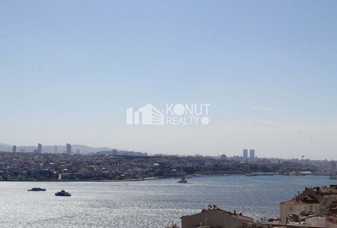 Cihangir'de Boğaz Manzaralı 1+1 Satılık Daire
