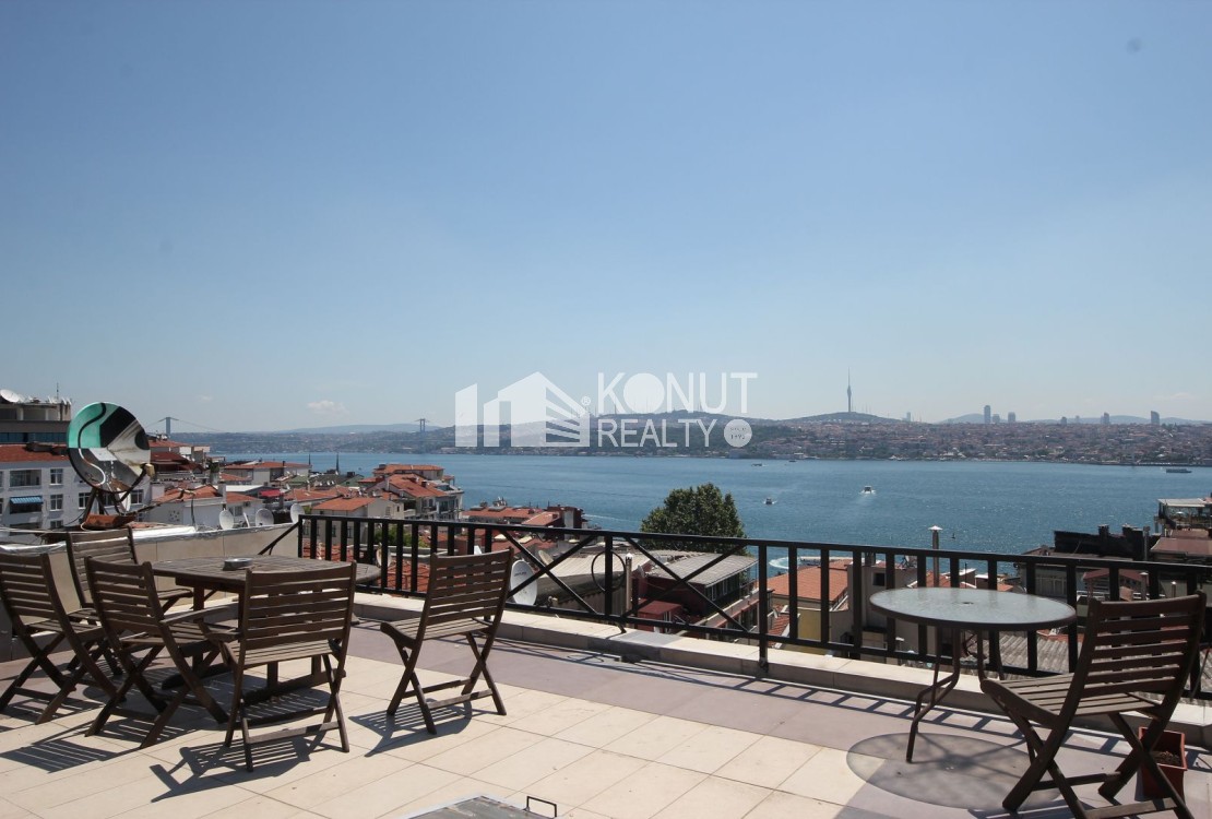 Gümüşsuyu'nda 1+1 Beyaz Eşyalı Şık Ortak Teraslı