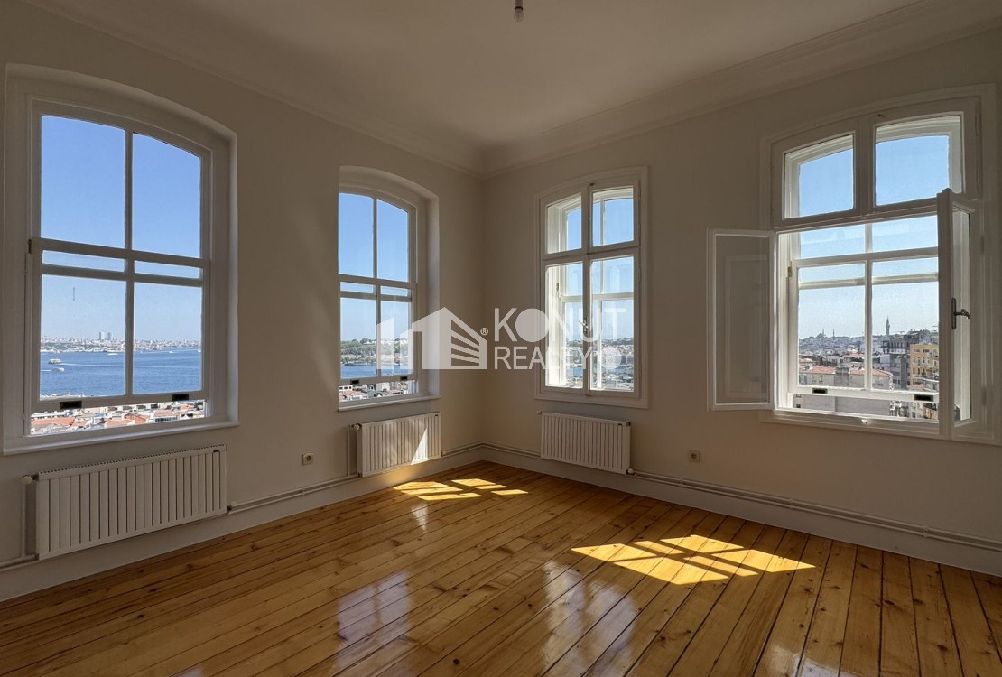 Galata Doğan Apt. Deniz Manzaralı Kiralık Daire
